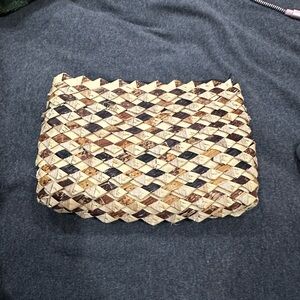 Handmade Woven Straw Pouch